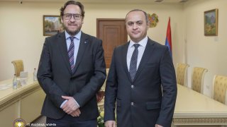 Атташе федеральной уголовной службы Германии, главный комиссар по уголовным делам на Южном Кавказе посетил Следственный комитет РА (фото)